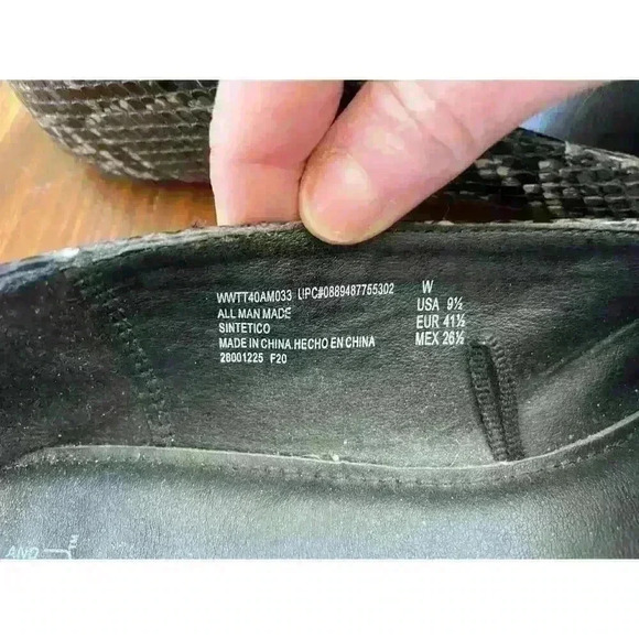 Time and Tru Snake Animal Print Feather Flats, size 9 1/2 Wide - Picture 7 of 8